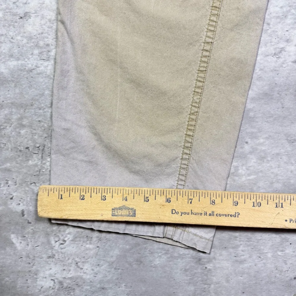 Vintage Banana Republic Safari & Travel Fatigue Pants Khaki Cotton 33x34